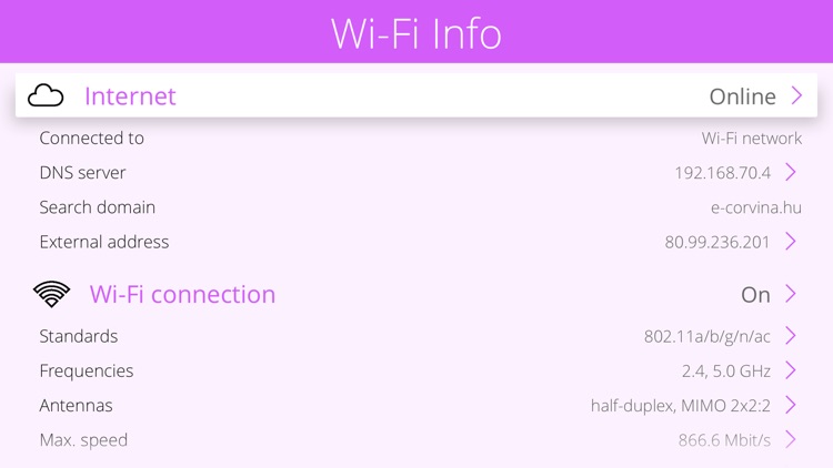 Wi-Fi Info