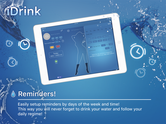 iDrink - Weight Loss and Hydration Tracker!のおすすめ画像2