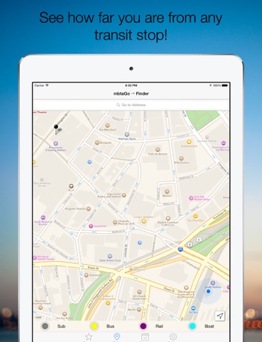 Screenshot #6 pour mbtaGo - Boston MBTA Tracker, Finder, Schedule Assistant, and Alerts