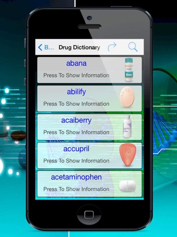 Screenshot #5 pour Pocket Drugs Dictionary