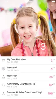 event countdown days left counter - date reminder widget, counting clock timer, and calendar wallpaper app iphone screenshot 2