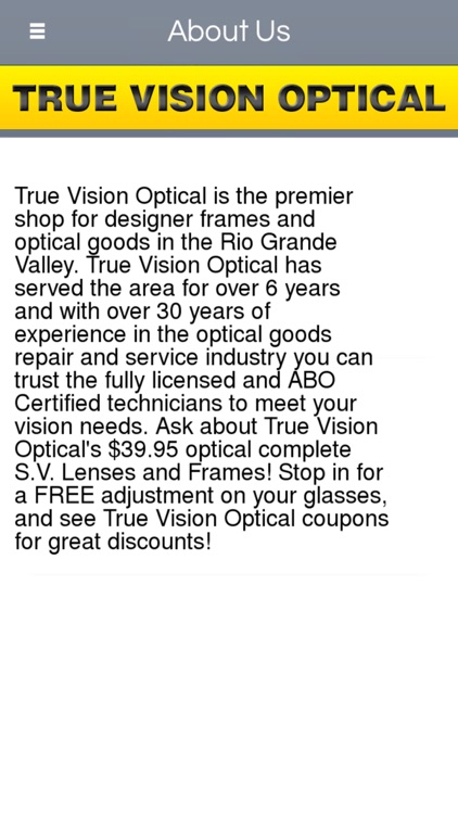 True Vision Optical - Brownsville