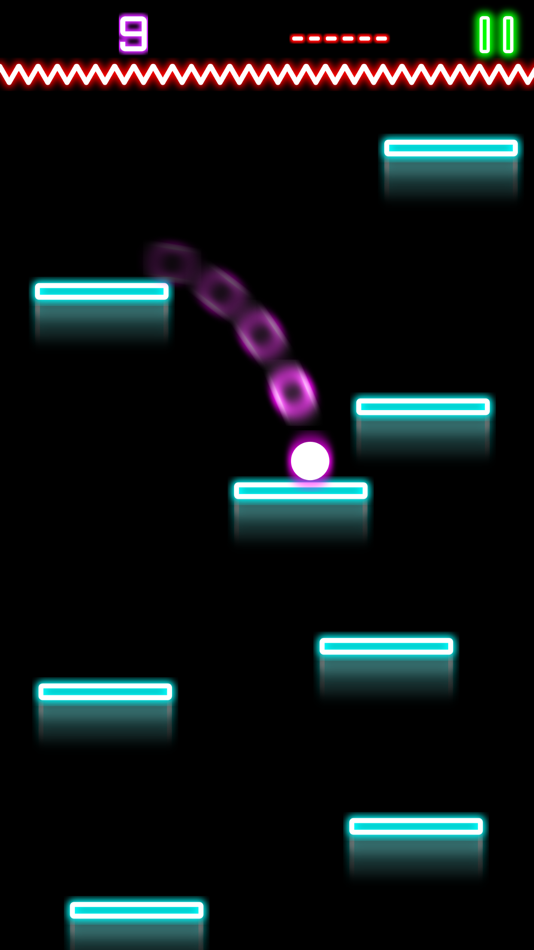 Rock Hero Drop in glowing light shaft scrolling at speed - 1.0 - (iOS)