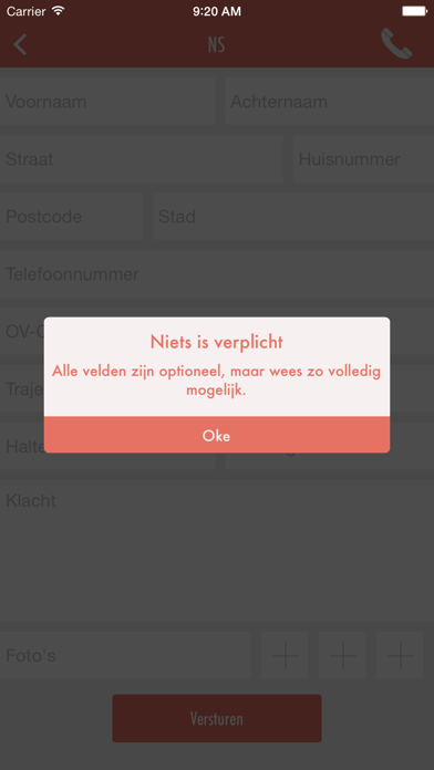 Screenshot #2 pour OV Melding - Samen verbeteren we het OV