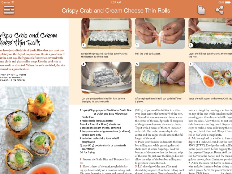 Sushi Recipes for iPad screenshot-3