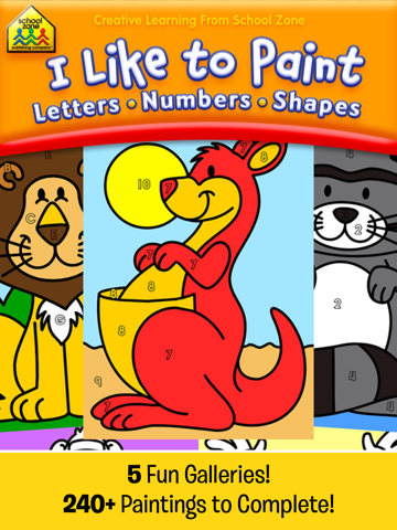 I Like to Paint Letters, Numbers, and Shapes