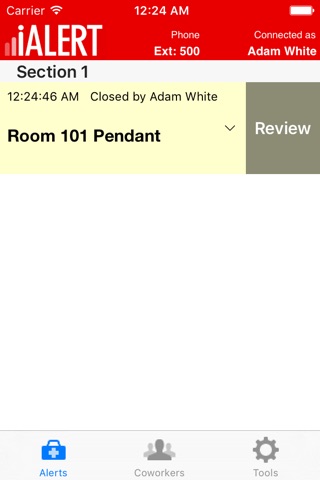 iAlert Handset screenshot 2
