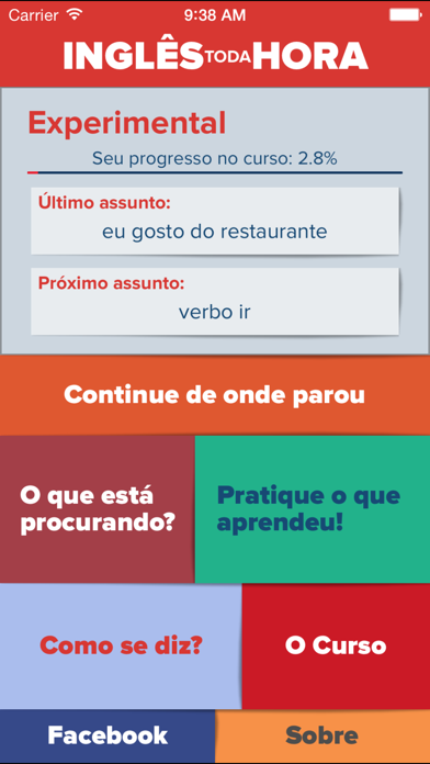 Screenshot #1 pour InglêsTodaHora