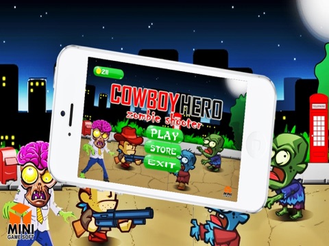 Screenshot #4 pour Cowboy Hero Zombie Shooter