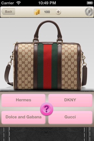 Guess the Handbag Designer - Fashion game for women and girls, ( ladies quiz ) screenshot 2