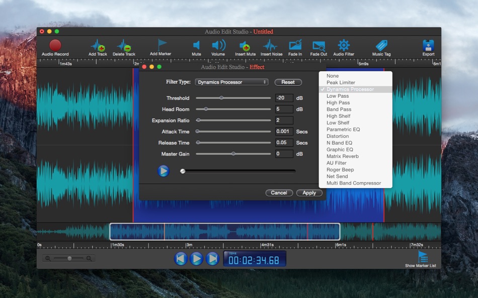 #3. Audio Edit Studio - Editor (macOS) 由: 舒轩 魏