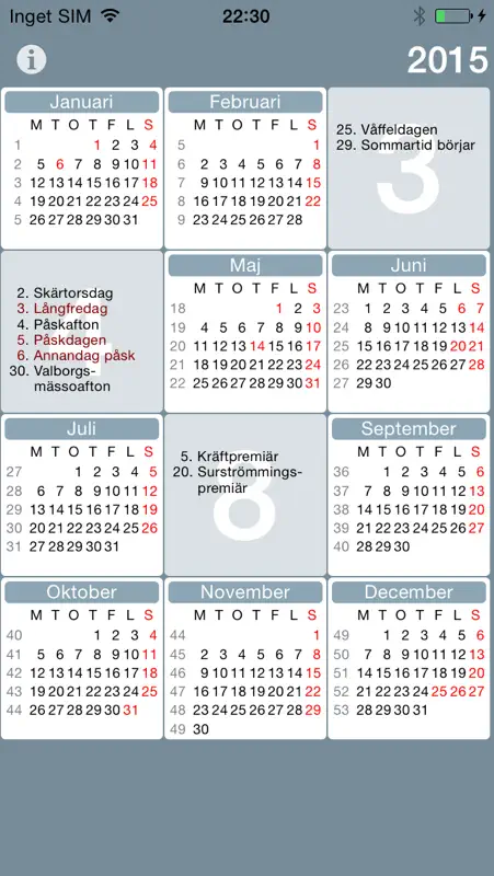 Hela Året screenshot 1 of 5