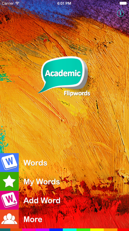#2. Academic Flipwords (iOS) By: NTechnosoft