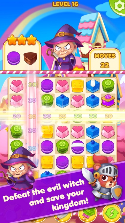 Cake Kingdom Story: Match 3 Puzzle