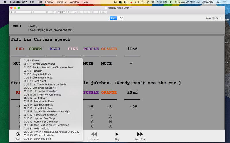 Audio on Cue 2 thumbnail 3
