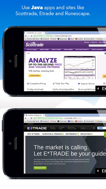 VirtualBrowser for Chrome™ with Flash-browser, Java Player & Extensions - iPhone Edition