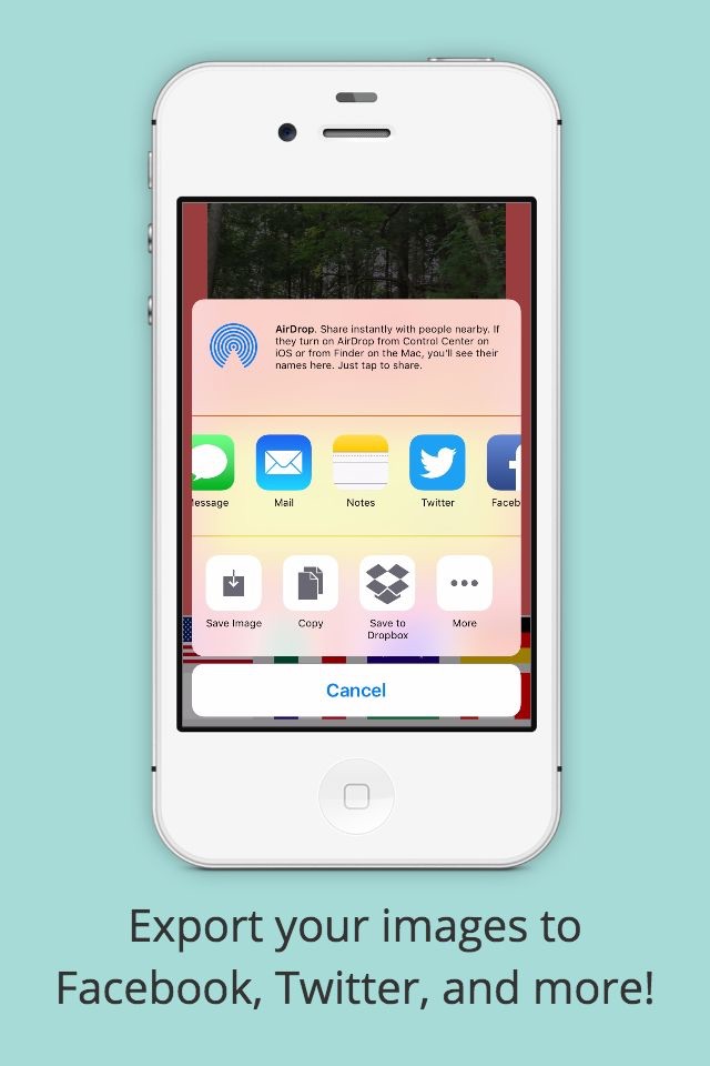 iSupport - Flag Filters/Editor For Your Photos screenshot 3