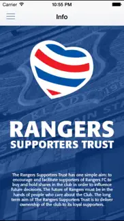 rst - the rangers supporters trust iphone screenshot 1