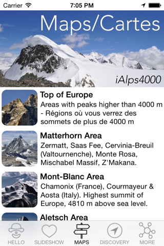 iAlps4000 - Around the highest peaks screenshot 2