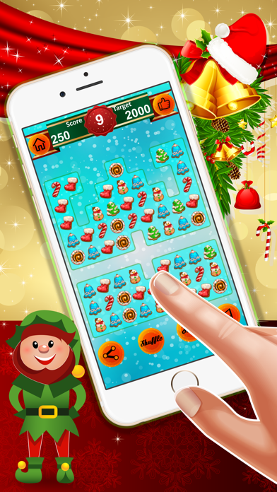 How to cancel & delete Christmas Cookies Crush : - A fun match 3 game for Xmas! from iphone & ipad 3