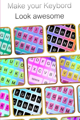 Custom Keyboard Blur Wallpaper Keyboard Design Themes screenshot 3