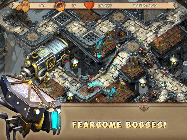 ‎Iron Heart: Steam Tower TD Screenshot