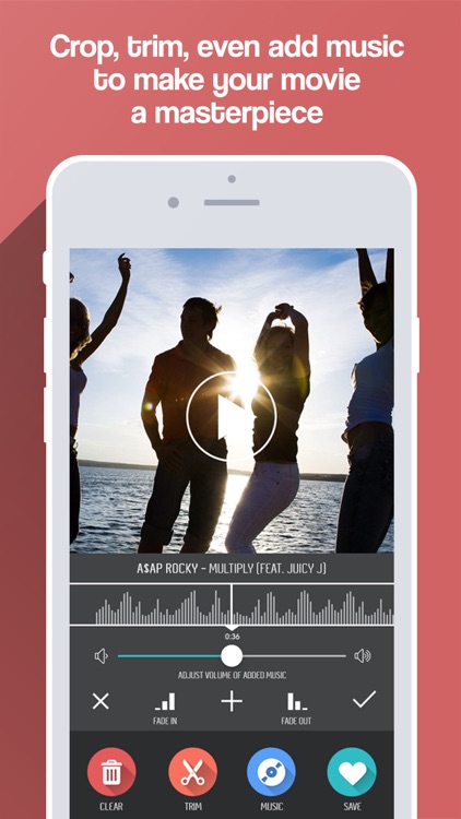 Merge Video - Combine Videos & Mix Movie Clips with Music screenshot-3