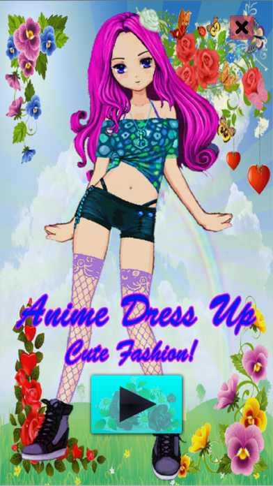Screenshot #1 pour Anime Dress Up - Cute Fashion