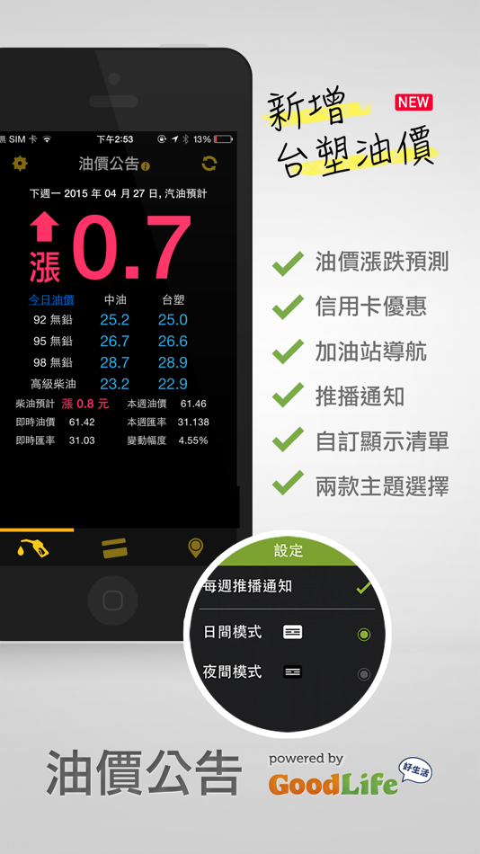 #1. 油價公告 (iOS) 由: GoodLife Inc