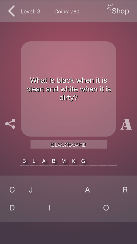 #4. The Riddle (Funny Quiz) (iOS) By: Naeun Zang