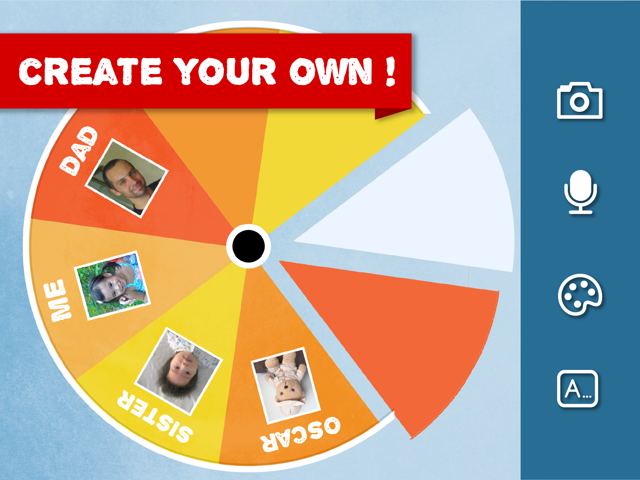 Little Spinner - teaching kids through simple pictures, fun sounds and nursery rhymes