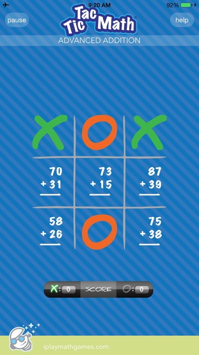 Tic Tac Math Trilogy Screenshot