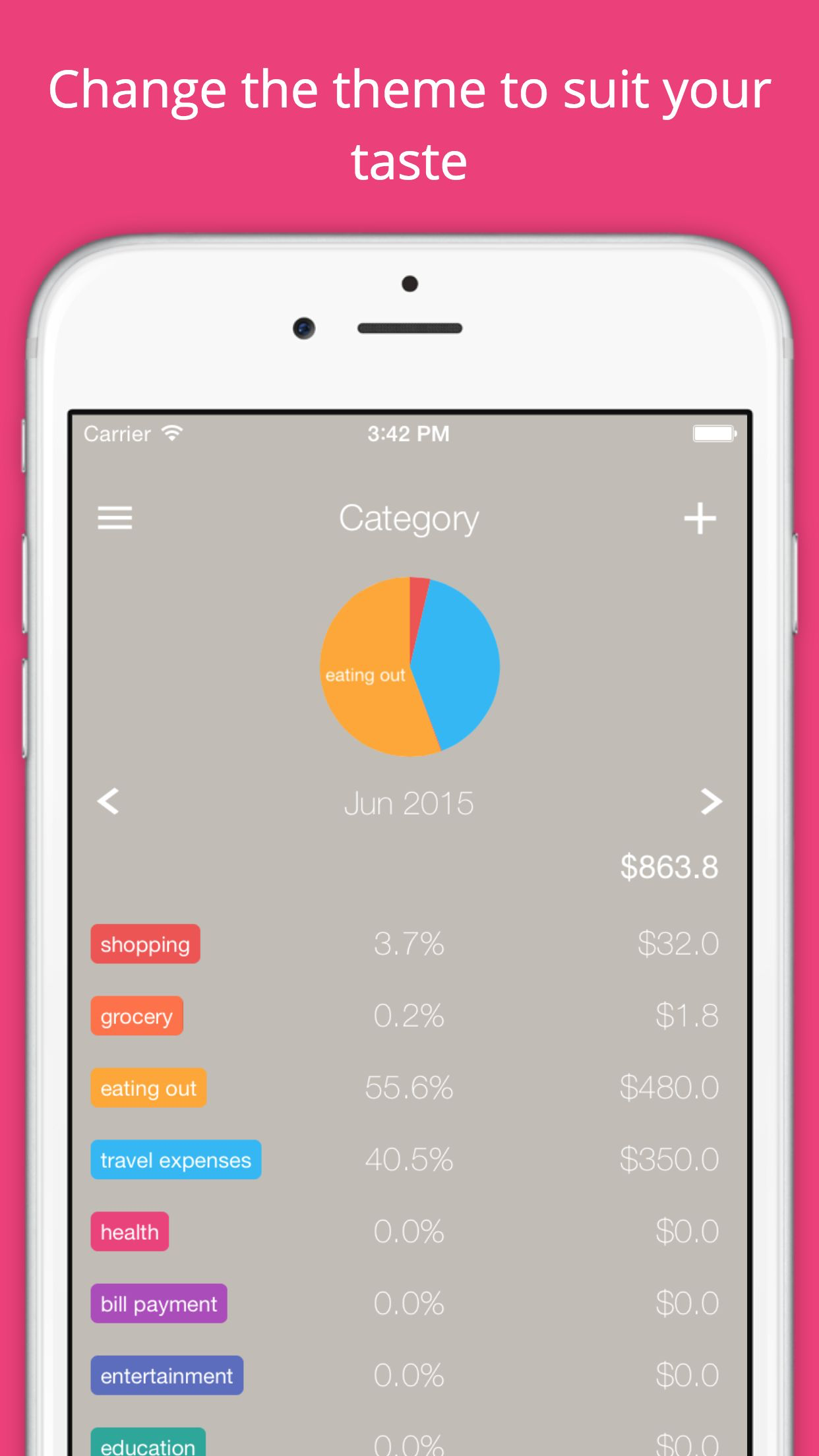 Spends - pocket money book screenshot 3