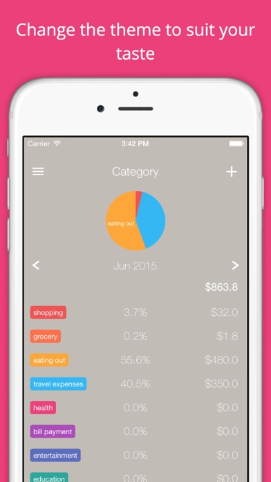 Screenshot 3 of Spends - pocket money book App