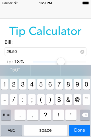 Free Tip Calculator - Simple yet useful screenshot 2