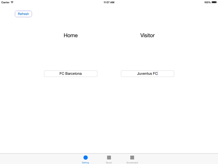 Soccer Scoreboard for iPad