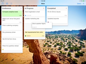 Taskboard - Visual Organizer, Lists, Task Manager, and Scheduling screenshot #2 for iPad
