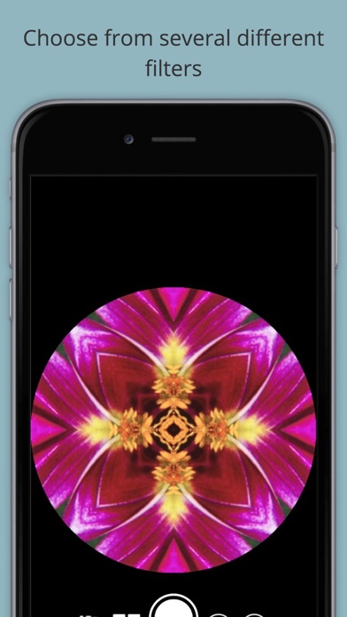 Screenshot #2 pour Kaleidagram - Live Kaleidoscope Camera