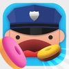 Cops and Donuts! Don't block the lines