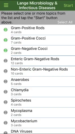 Game screenshot Microbiology and Infectious Diseases LANGE Flash Cards hack