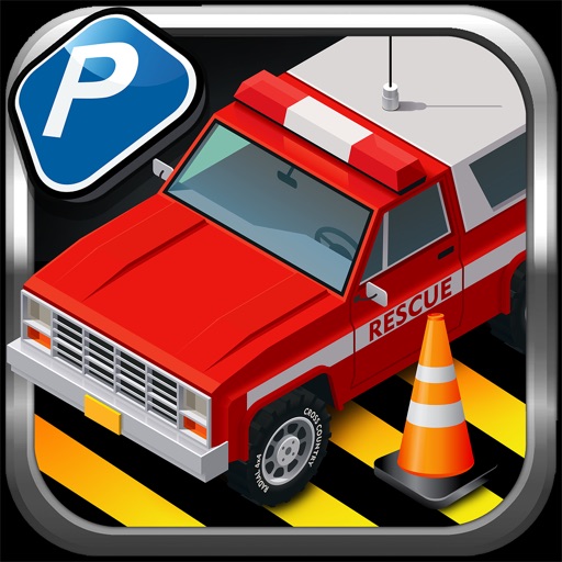 Car-Toon Pixel City Park-ing Driving School Sim-ulator Lite Icon