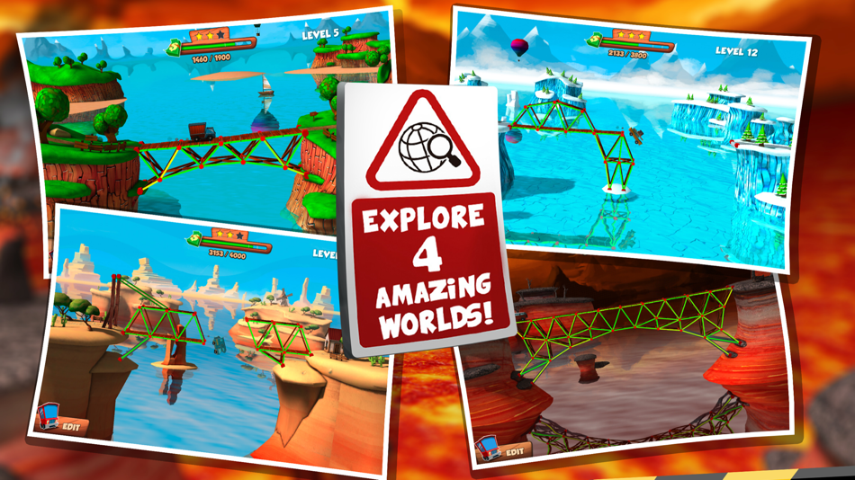 #2. Bridge Builder Simulator - Real Road Construction Sim (iOS) 由: BoomBit S. A.
