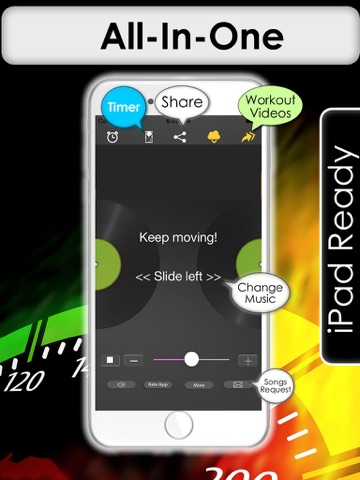 Screenshot #5 pour Mp3 Workout music - L'application d'exercice et les stations de radio de pratique aérobie parfait