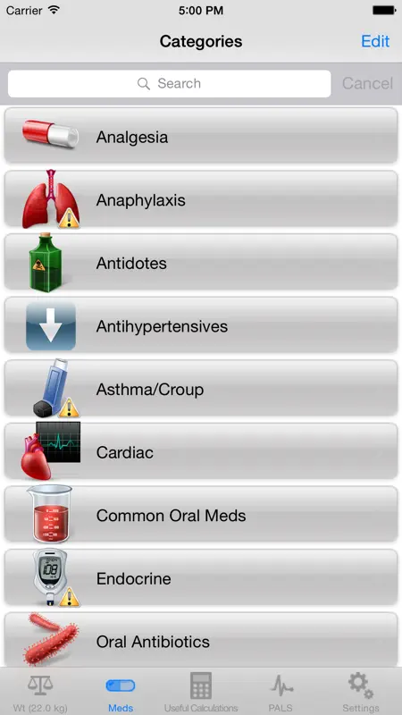 EMRA Peds Meds screenshot 2 of 2