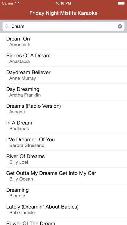 Friday Night Misfits Karaoke