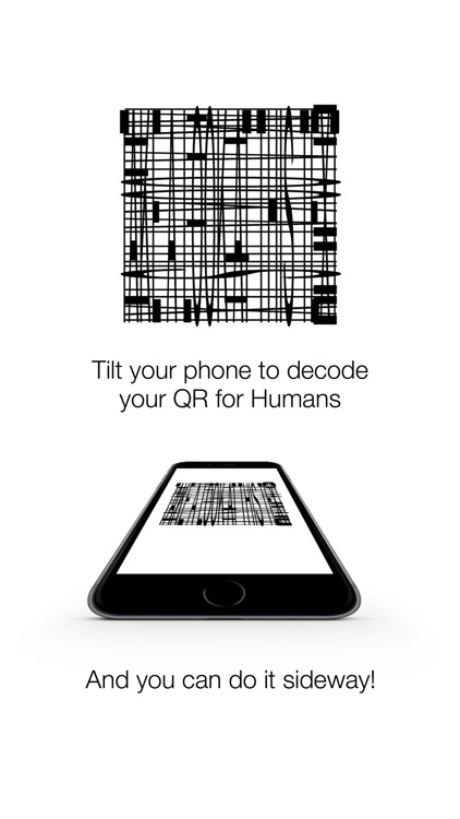 QR for Humans - QR code Generator to be decoded without any app