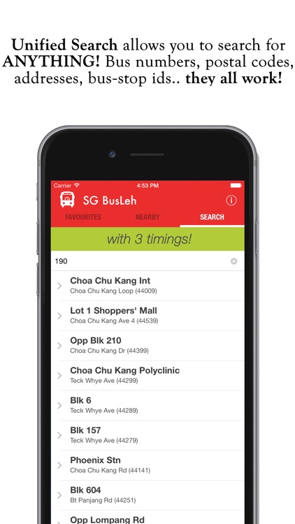 SG BusLeh Pro: With Bus Location!