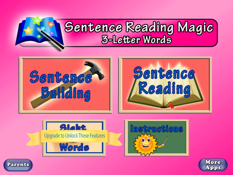 SENTENCE READING MAGIC-Reading Short Vowel CVC wordsのおすすめ画像1