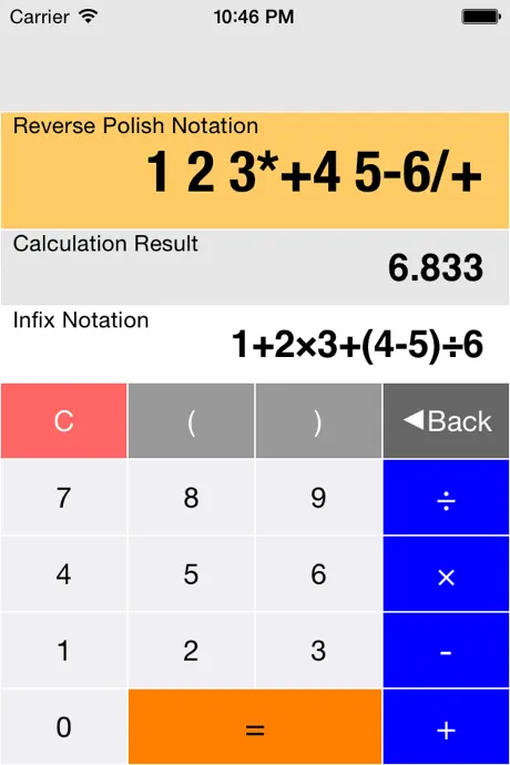 RPNConverter: Convert from infix notation to reverse polish nota