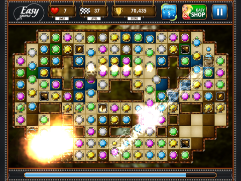 Screenshot #6 pour Easy Gems! Best Free Jewel Match 3 Game!
